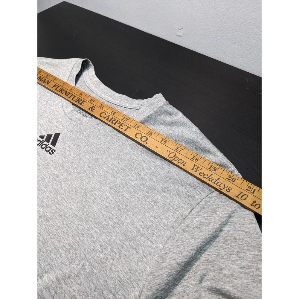adidas Aeroready Gray Shirt Men 2XL Performance Sportswear Workout Sports Logo